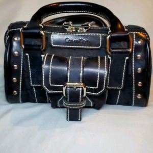 Black Calvin Klein mini speedy